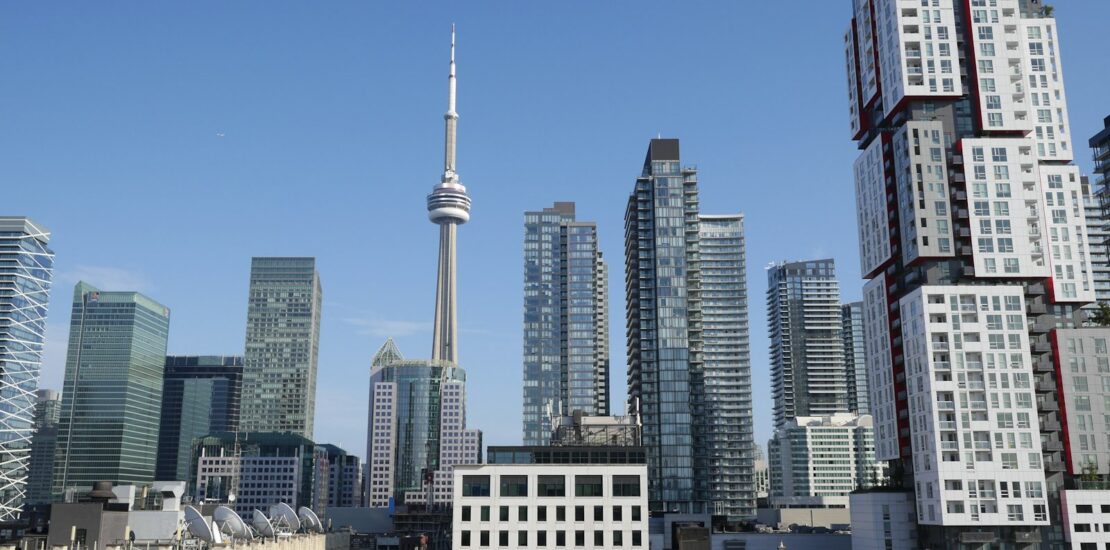 Condo towers under construction in Toronto skyline, illustrating the GTA presale condo crisis
